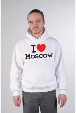 Толстовка, свитшот, футболка I Love Moscow