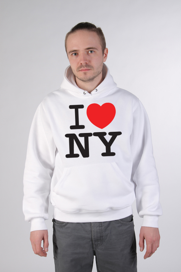Толстовка, свитшот, футболка I Love NY
