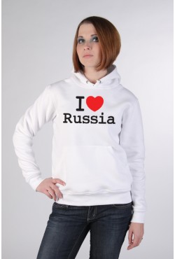 Толстовка, свитшот, футболка I Love Russia