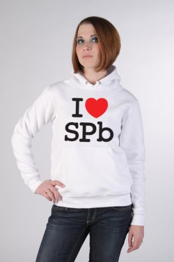 Толстовка, свитшот, футболка I Love SPb