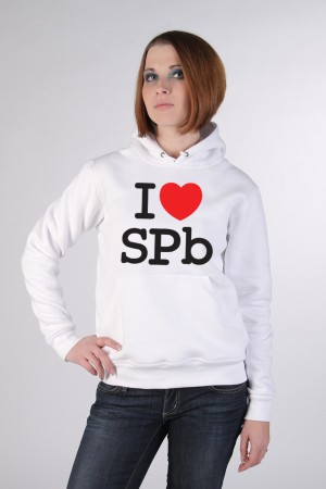 Толстовка, свитшот, футболка I Love SPb