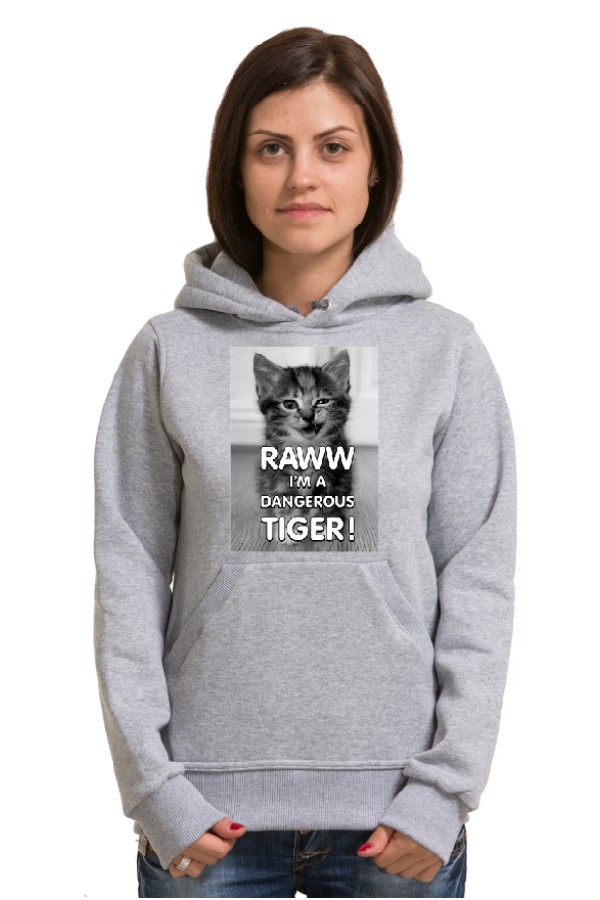 Толстовка Dangerous Tiger, свитшот Dangerous Tiger, футболка Dangerous Tiger