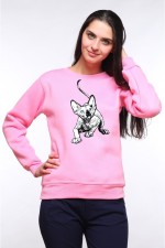  Худи с принтом Голубоглазый кот, свитшот с принтом Голубоглазый кот, футболка с принтом Голубоглазый кот