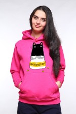  Худи с принтом Кот Антидепрессант, свитшот с принтом Кот Антидепрессант, футболка с принтом  Кот Антидепрессант