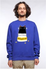  Худи с принтом Кот Антидепрессант, свитшот с принтом Кот Антидепрессант, футболка с принтом  Кот Антидепрессант
