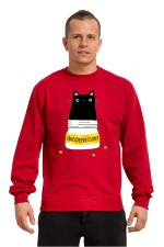  Худи с принтом Кот Антидепрессант, свитшот с принтом Кот Антидепрессант, футболка с принтом  Кот Антидепрессант