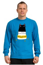  Худи с принтом Кот Антидепрессант, свитшот с принтом Кот Антидепрессант, футболка с принтом  Кот Антидепрессант