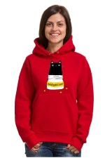  Худи с принтом Кот Антидепрессант, свитшот с принтом Кот Антидепрессант, футболка с принтом  Кот Антидепрессант