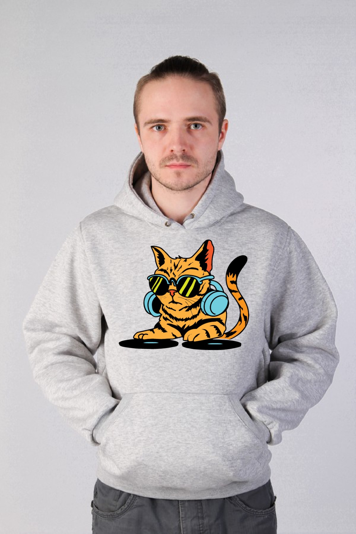 Худи Кот Dj, свитшот Кот Dj, футболка Кот Dj — фото 2