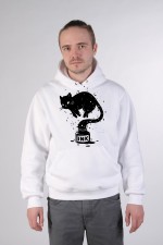  Худи с принтом Кот Джин, свитшот с принтом Кот Джин, футболка с принтом Кот Джин