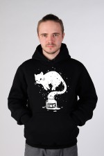  Худи с принтом Кот Джин, свитшот с принтом Кот Джин, футболка с принтом Кот Джин