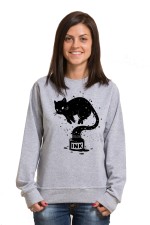  Худи с принтом Кот Джин, свитшот с принтом Кот Джин, футболка с принтом Кот Джин