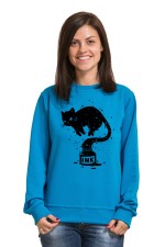  Худи с принтом Кот Джин, свитшот с принтом Кот Джин, футболка с принтом Кот Джин