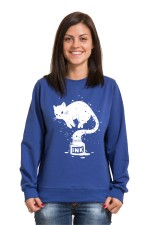  Худи с принтом Кот Джин, свитшот с принтом Кот Джин, футболка с принтом Кот Джин