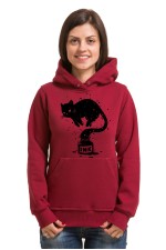  Худи с принтом Кот Джин, свитшот с принтом Кот Джин, футболка с принтом Кот Джин