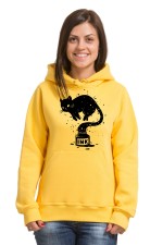  Худи с принтом Кот Джин, свитшот с принтом Кот Джин, футболка с принтом Кот Джин