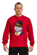  Худи с принтом Кот в шляпе, свитшот с принтом Кот в шляпе, футболка с принтом Кот в шляпе