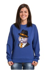  Худи с принтом Кот в шляпе, свитшот с принтом Кот в шляпе, футболка с принтом Кот в шляпе