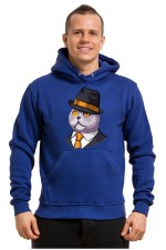  Худи с принтом Кот в шляпе, свитшот с принтом Кот в шляпе, футболка с принтом Кот в шляпе