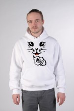  Худи с принтом Мяу, свитшот с принтом  Мяу, футболка с принтом Мяу