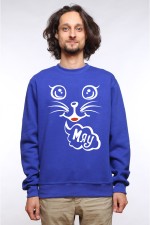  Худи с принтом Мяу, свитшот с принтом  Мяу, футболка с принтом Мяу