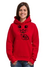  Худи с принтом Мяу, свитшот с принтом  Мяу, футболка с принтом Мяу