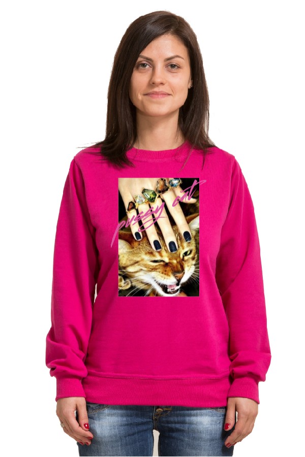 Худи Pussy cat, свитшот Pussy cat, футболка Pussy cat