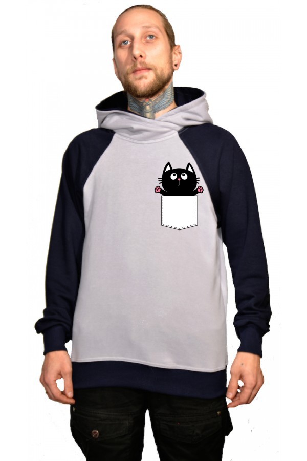 Толстовка Кот в кармане, свитшот Кот в кармане, футболка Кот в кармане