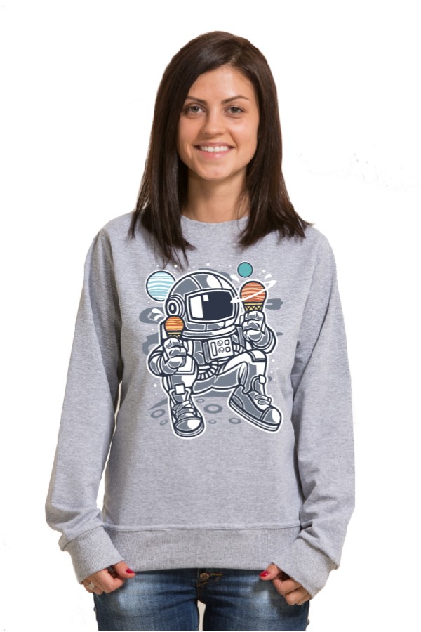 Толстовка с Космонавтом, свитшот с Космонавтом, футболка с Космонавтом