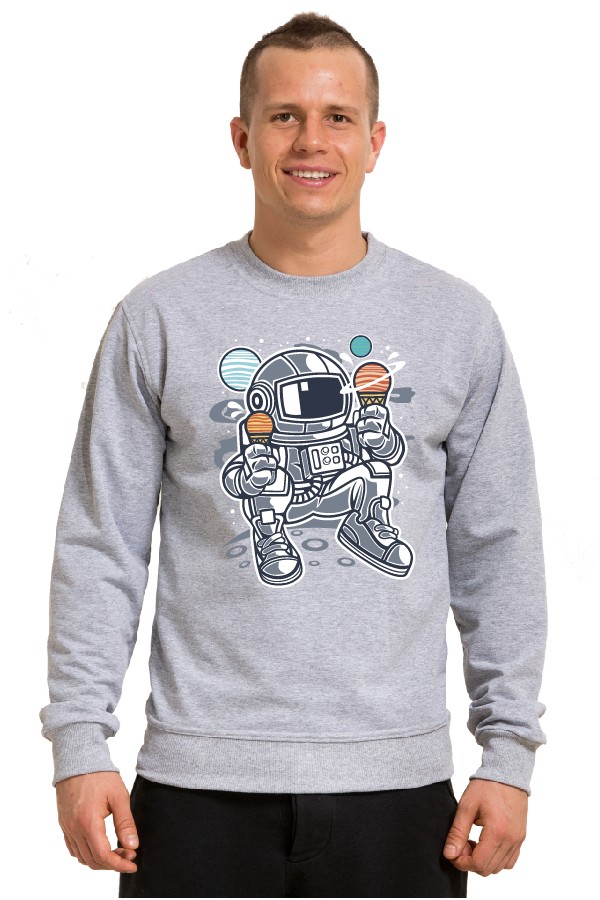 Толстовка с Космонавтом, свитшот с Космонавтом, футболка с Космонавтом