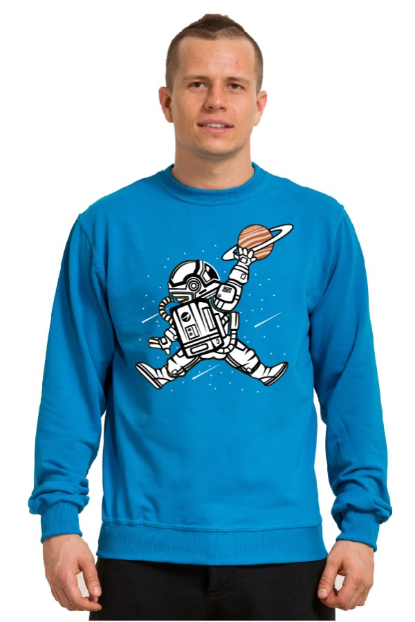 Толстовка, свитшот, футболка с рисунком космонавта