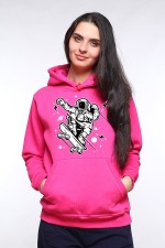 Толстовка, свитшот, футболка Астронавт - скейтер