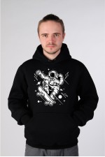 Толстовка, свитшот, футболка Астронавт - скейтер