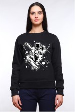 Толстовка, свитшот, футболка Астронавт - скейтер