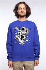 Толстовка, свитшот, футболка Астронавт - скейтер