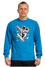 Толстовка, свитшот, футболка Астронавт - скейтер