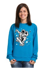 Толстовка, свитшот, футболка Астронавт - скейтер