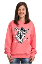Толстовка, свитшот, футболка Астронавт - скейтер
