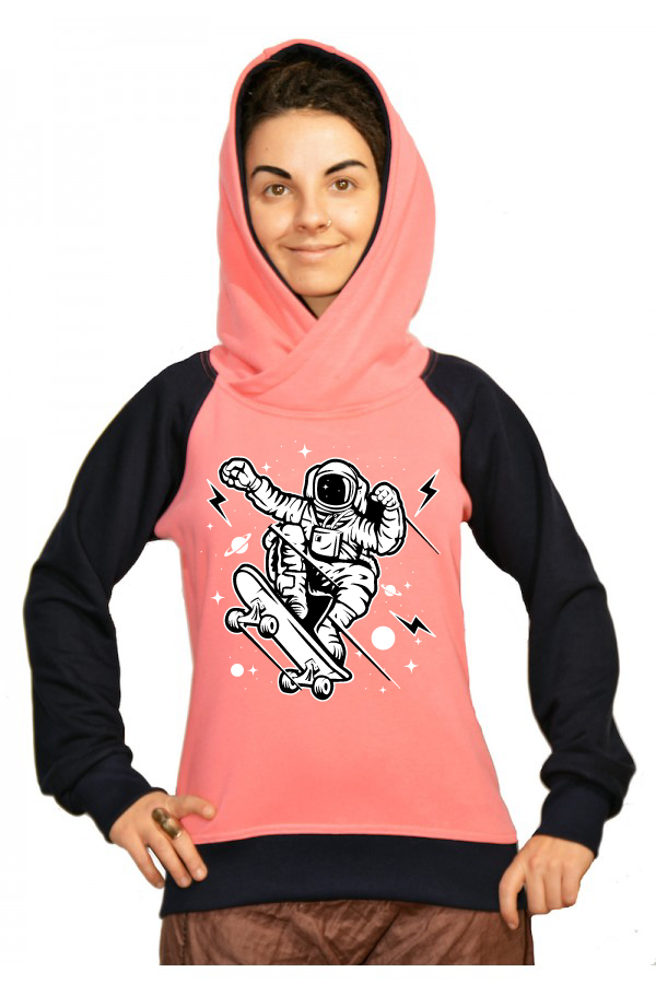 Толстовка, свитшот, футболка Астронавт - скейтер