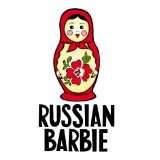  Толстовка, свитшот или футболка с принтом Russian Barbie (матрешка)