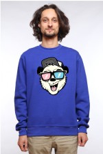  Худи с принтом Медведь в очках, свитшот с принтом Медведь в очках, футболка с принтом Медведь в очках