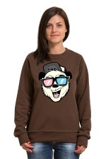  Худи с принтом Медведь в очках, свитшот с принтом Медведь в очках, футболка с принтом Медведь в очках