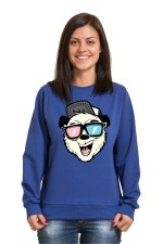  Худи с принтом Медведь в очках, свитшот с принтом Медведь в очках, футболка с принтом Медведь в очках