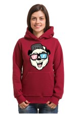  Худи с принтом Медведь в очках, свитшот с принтом Медведь в очках, футболка с принтом Медведь в очках