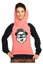  Худи с принтом Медведь в очках, свитшот с принтом Медведь в очках, футболка с принтом Медведь в очках