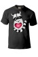  Толстовка с принтом  Енот с сердцем, свитшот с принтом Енот с сердцем, футболка с принтом Енот с сердцем