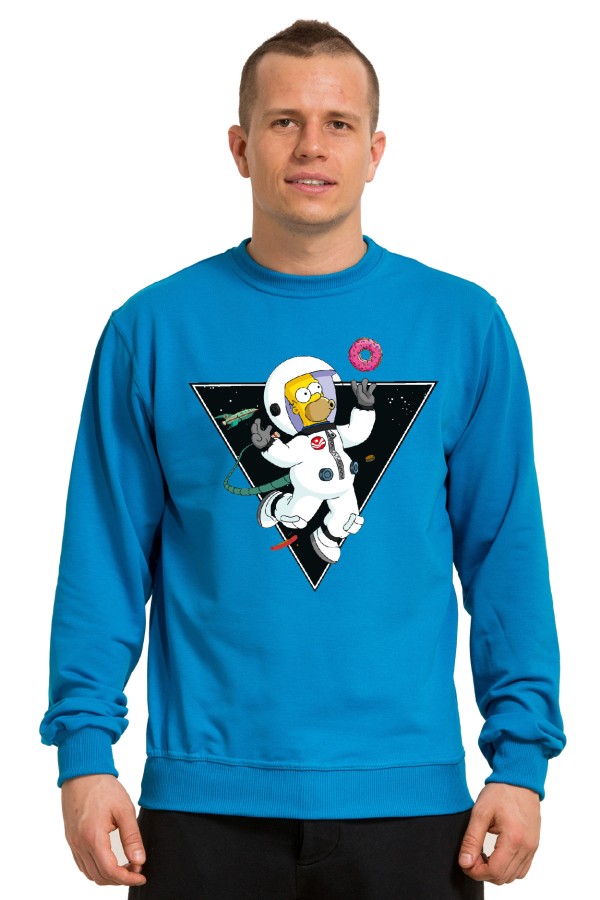 Толстовка Гомер в Космосе, свитшот Гомер в Космосе, футболка Гомер в Космосе