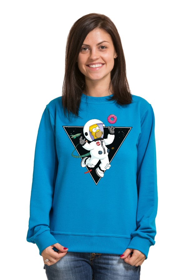 Толстовка Гомер в Космосе, свитшот Гомер в Космосе, футболка Гомер в Космосе