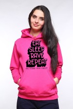 Худи, свитшот, футболка Eat Sleep Rave repeat