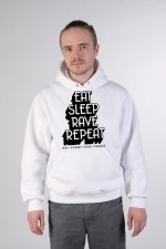 Худи, свитшот, футболка Eat Sleep Rave repeat